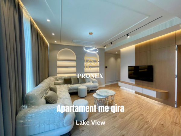Tirane, jepet me qera apartament 2+1 Kati 11, 130 m² 2.300 € (Liqeni Artificial, Lake View Residence)