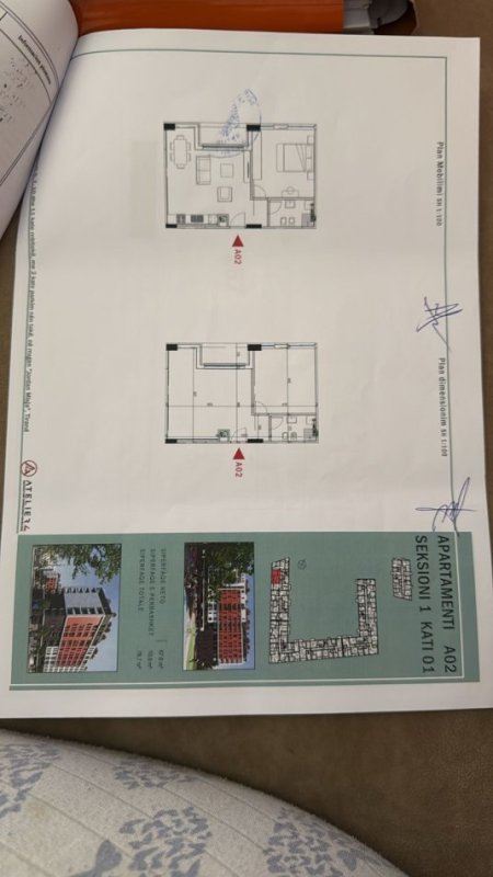 TIRANE, SHITET APARTAMENT 1+1, TEK NDREGJONI, 79 m² 145.595 €