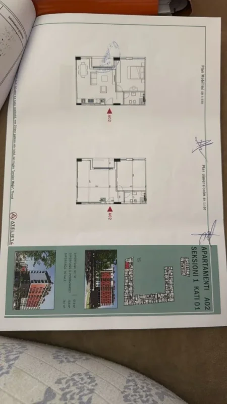 TIRANE, SHITET APARTAMENT 1+1, TEK NDREGJONI, 79 m² 145.595 €