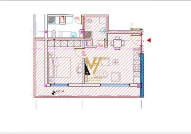 Tirane, shitet apartament 1+1+Ballkon Kati 9, 70 m² 192.000 € (RRUGA E KAVAJES)