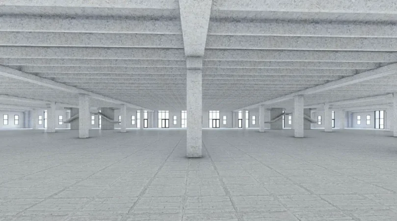 Durres, jepet me qera magazine Kati 2, 4.662 m² (Buzë Autostradës Durrës–Tiranë)