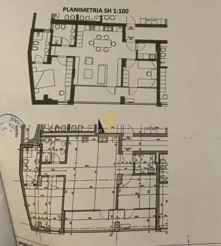 Tirane, shitet apartament 2+1+Ballkon Kati 4, 129 m² 181.000 € (ISH UZINA DINAMO)