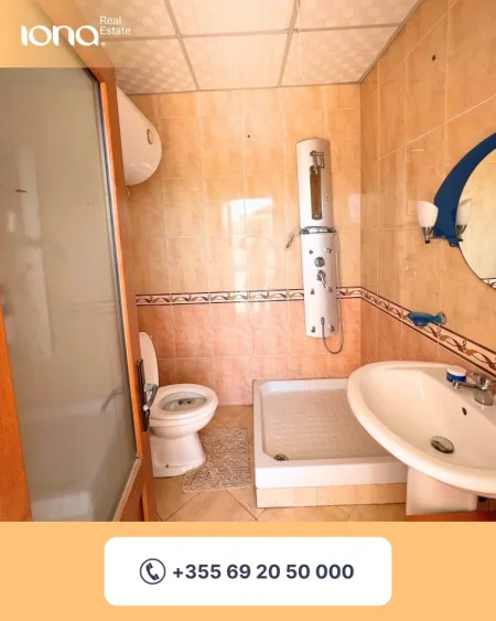 Golem, jepet me qera vjetore apartament 1+1 Kati 4,