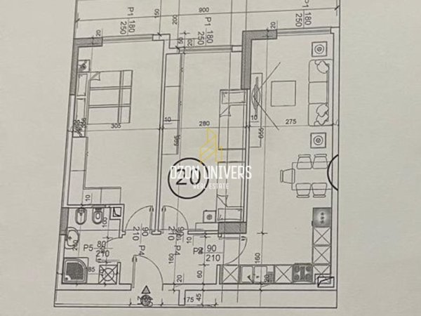 Tirane, shitet apartament 2+1 Kati 3, 103 m² 103.400 € (rruga jeroni de rada)