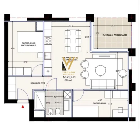 Vlore, shitet apartament 2+1+Ballkon Kati 3, 90 m² 333.000 € (VLORA MARINA)