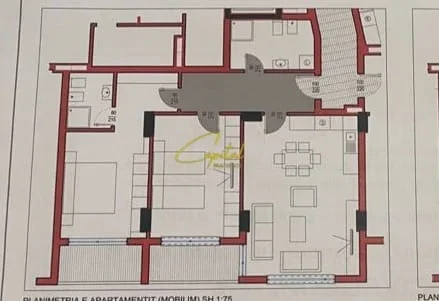 Tirane, shitet apartament 2+1+Ballkon Kati 1, 117 m² 220.000 € (YZBERISHT)