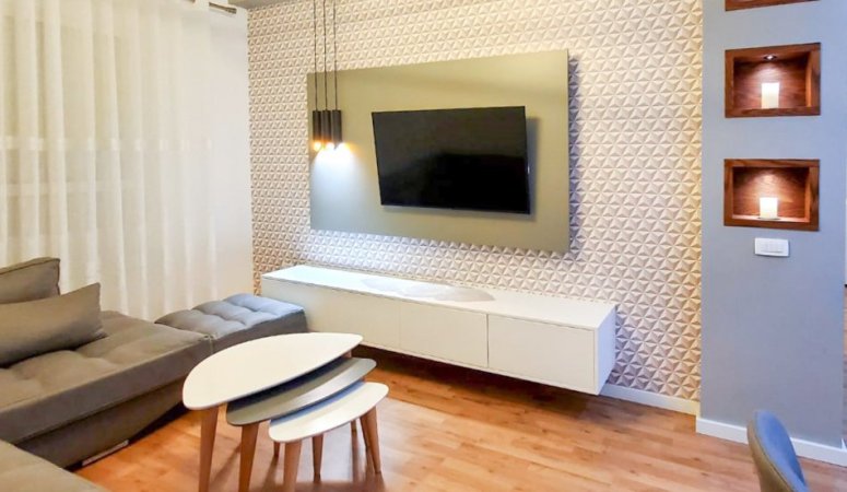 Tirane, jepet me qera apartament 1+1 Kati 5, 80 m² 500 € (Kompleksi Mangalem)