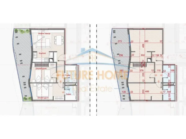 Tirane, shitet apartament 2+1 Kati 20, 107 m² 