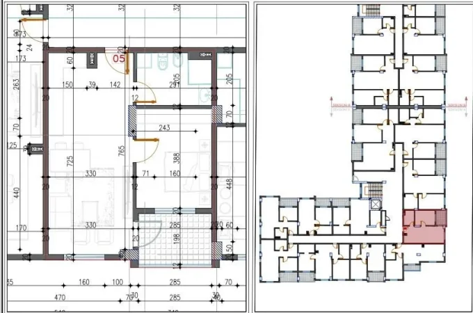 Tirane, Liste me oferta apartament 1+1+Ballkon Kati 4, 63 m² 59.100 € (Paskuqan, Shkolla Lidhja e Prizerenit)
