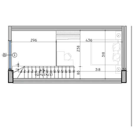 Durres, shes apartament duplex 1+1+Aneks+Ballkon Kati 0, 56 m² 60.000 € (Golem)