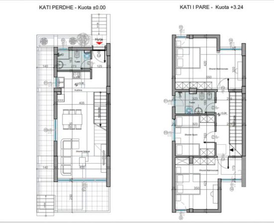 Durres, shitet Vile 2 Katshe 165 m² 350.000 Euro (Turquoise Marine, Gjiri i Lalzit)