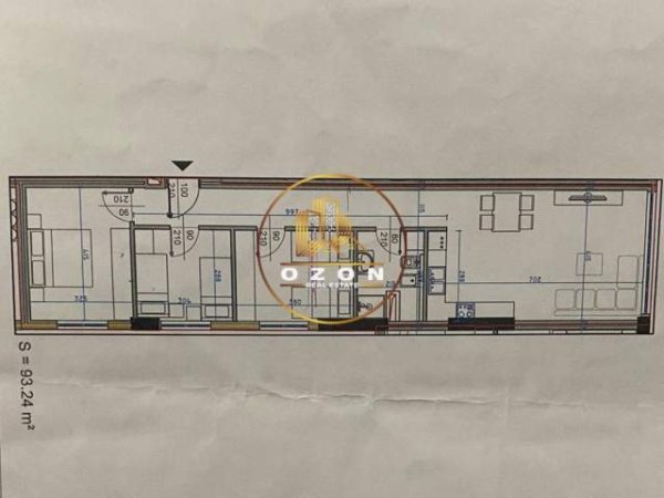 Tirane, shitet apartament 3+1+A+BLK Kati 4, 109 m² 139.000 Euro (Kodra e Diellit)