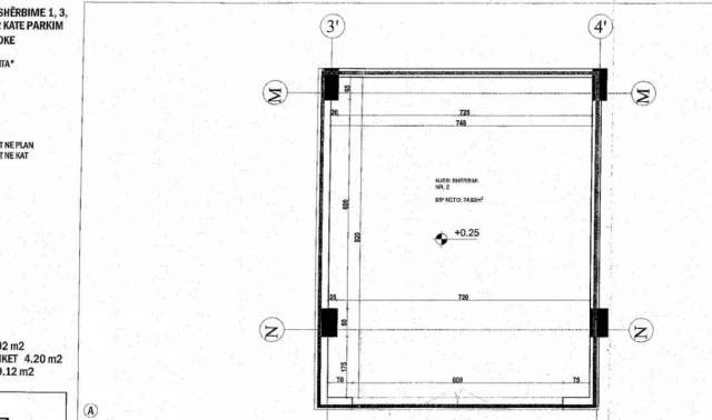 Tirane, shes ambjent biznesi Kati 1, 60 m² 300.000 Euro (Rruga e Kavajes)