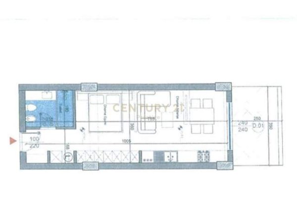 Durres, shitet garsonier 1+1 Kati 2, 59 m² 94.500 Euro (Hamallaj)