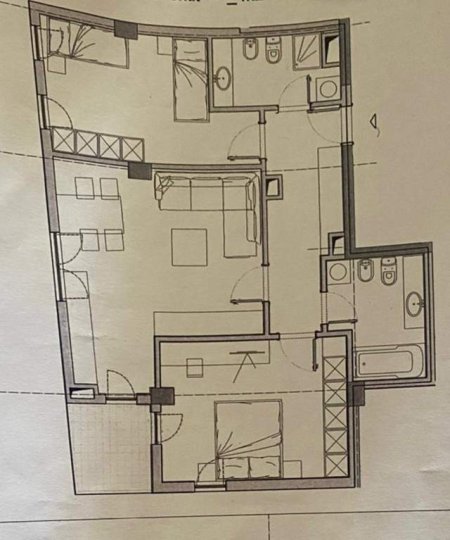Tirane, shitet apartament 2+1 Kati 1, 104 m² 130.000 Euro (Rruga Haxhi Hysen Delliu)