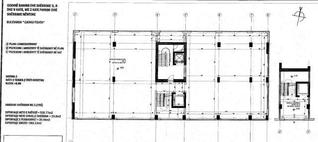 Tirane, shes ambjent biznesi Kati 1, 583 m² 2.600 Euro/m2 (Rruga e Kavajes)