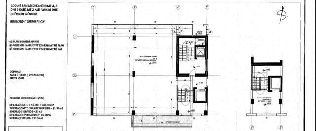 Tirane, shes ambjent biznesi Kati 1, 583 m² 2.600 Euro/m2 (Rruga e Kavajes)