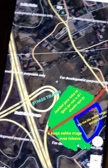 Tirane, shes toke , 6.000 m²