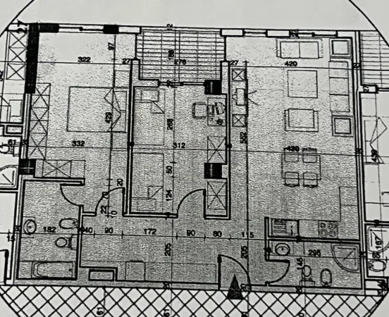 Tirane, shes apartament 2+1 Kati 2, 109 m² 187.000 € (xhamlliku)