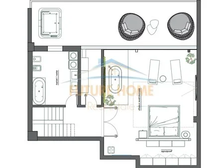 Tirane, Shitet Duplex Kati 12&13, I Mobiluar, 250 m² 650.000 € (Shallvaret , Qender)