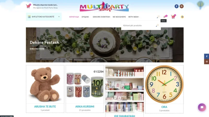 Ofroj Shërbim – Ndërtim Websajti per prezantim Biznesi , Dyqan Online WooCommerce & Aplikacione Web