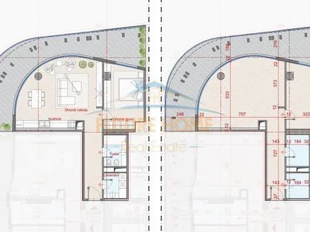 Tirane, shitet apartament 1+1 Kati 21, 138 m² 37.400.000 € 