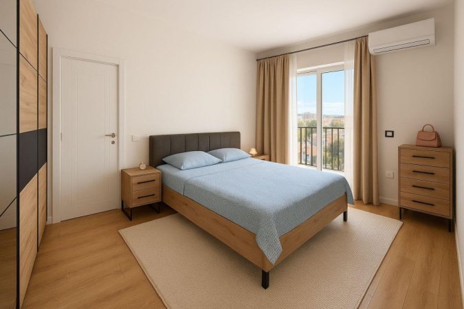 Tirane, jepet me qera apartament 2+1+Ballkon Kati 5, 97 m² 650 € (siri kodra)