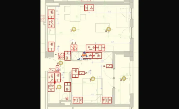 Tirane, shitet 1+1 Kati 1, 67 m² 145.000 € (ISH STACIONI I TRENIT,BUZE BULEVARDIT TE RI,KOMPLEKSI NOVUS)
