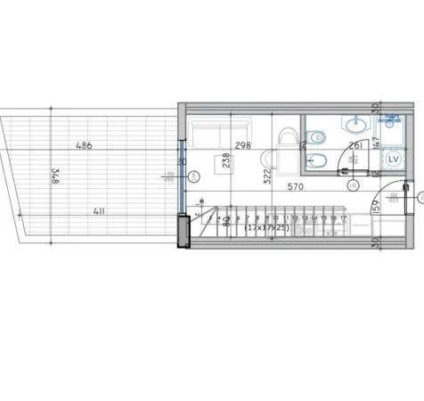 Durres, shitet apartament 1+1 , 56 m² 60.000 € (golem)