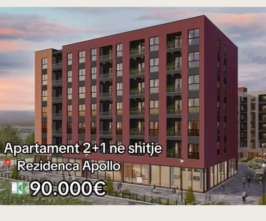 Tirane, shitet apartament 2+1 Kati 2, 94 m² 90.000 € (Paskuqan)