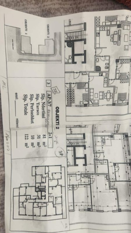 Tirane, shitet apartament 2+1+Ballkon Kati 7, 122 m² 200.000 € (xhanfize keko)