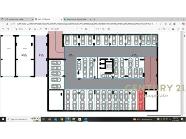 Tirane, shitet garazh | post parkimi Kati -2, 15 m² (Paskuqan)