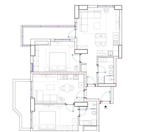 Tirane, jepet me qera zyre Kati 9, 150 m² 2000 € (ish ekspozita)