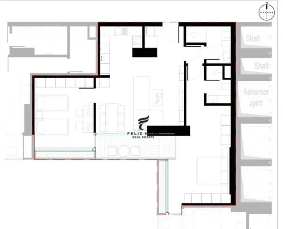 Tirane, shitet apartament 2+1 Kati 2, 126 m² 253.000 € (LION PARK 2)