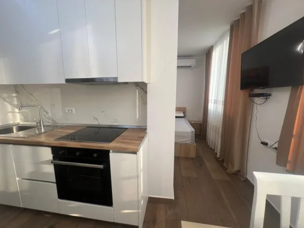 Tirane, jepet me qera apartament 1+1 Kati 9, 40 m² 500 € (Sheshi Willson)
