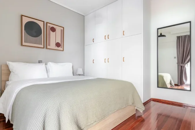 Tirane, jepet me qera apartament 1+1+Ballkon Kati 3, 60 m² 600 € (kodra e diellit)