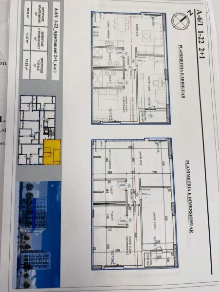 Shqiperi, shitet apartament 2+1+BLK Kati 4, 92 m² 107.000 Euro (Rruga Xhanfize Keko)