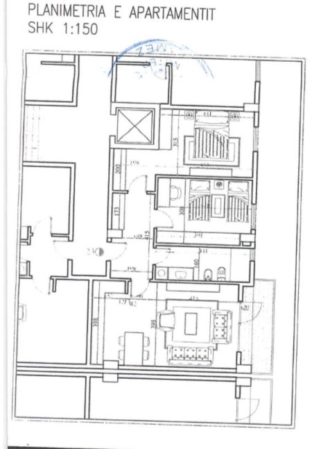 Tirane, shes apartament 2+1 Kati 6, 101 m² 70.200 Euro (rrethi i dyte i ullirit/ Kamez)