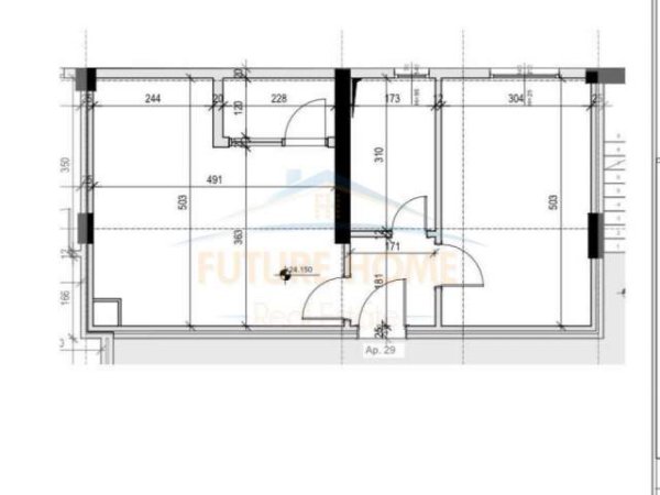 Tirane, shes apartament 1+1+BLK Kati 7, 65 m² 103.600 Euro (Pazari i Ri)