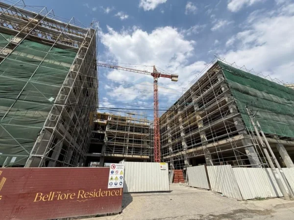 0683487469 Tirane, shitet apartament 1+1 Kati 3, 56 m² 68.700 € (Paskuqan , Belfiore Residence)