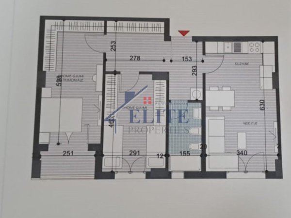 Tirane, shitet apartament 2+1+Ballkon Kati 3, 100 m² 80.000 € (Kamez)