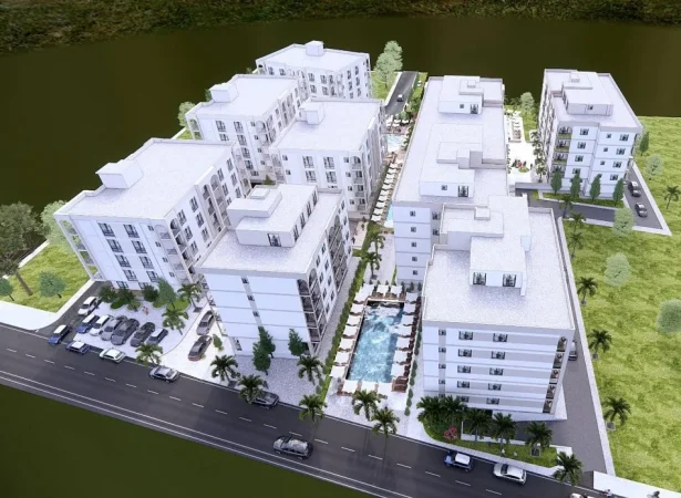 Golem, shes apartament 1+1 Kati 3, 62 m² 74.400 €