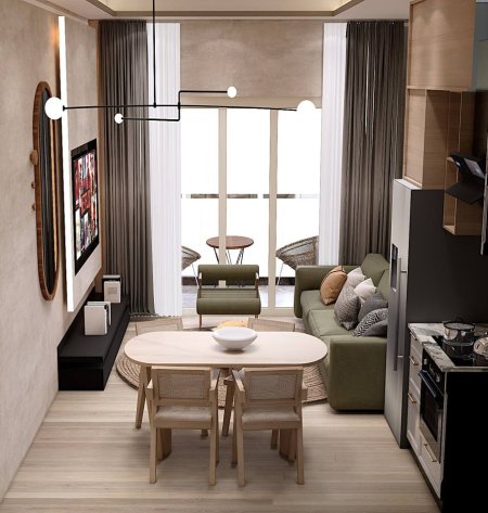 Golem, shes apartament 1+1 Kati 3, 62 m² 74.400 €