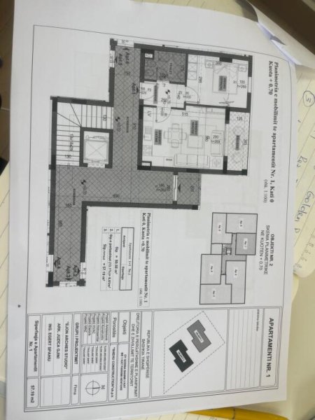 Shitet, Apartament 1+1, Sauk 89.000€