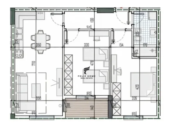 Tirane, shitet apartament 2+1 Kati 5, 100 m² 120.000 € (PASKUQAN)