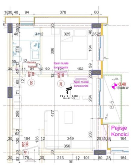 Tirane, shitet apartament 1+1 Kati 2, 60 m² 120.000 € (SPITALI I KAFSHEVE)