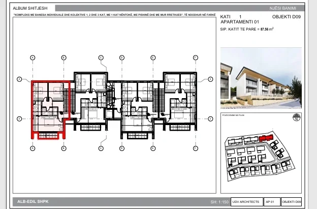 Tirane, shes apartament duplex Dublex Kati 2, 191 m² 473.000 € 