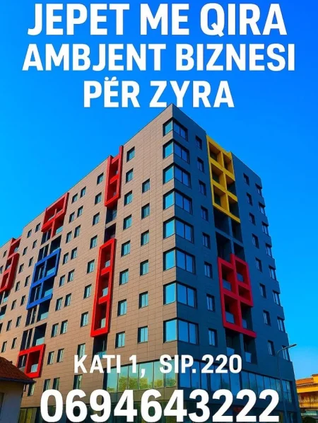 Tirane, jepet me qera zyre Kati 1,rr.kryesore Astir pallati pare 220 m² 1.700 €