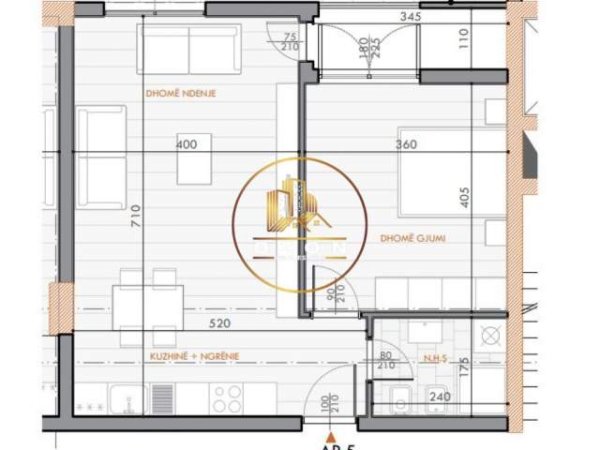 Tirane, shitet apartament 1+1+A+BLK Kati 7, 72 m² 78.000 Euro (ish Fusha e Aviacionit)