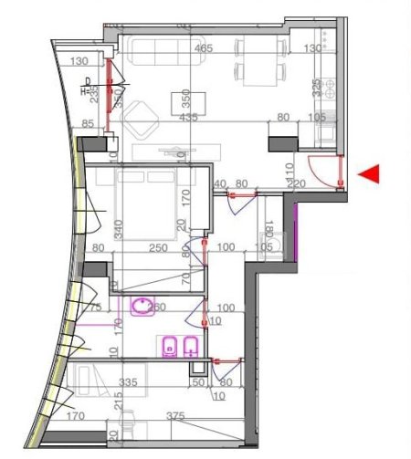 Tirane, shitet apartament 2+1+BLK Kati 3, 81 m² 105.508 Euro (Don Bosko)